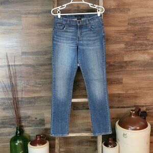 Vtg Levi's Jeans Size 6 Mid Rise Skinny Medium Light Wash Denim Western Y2K